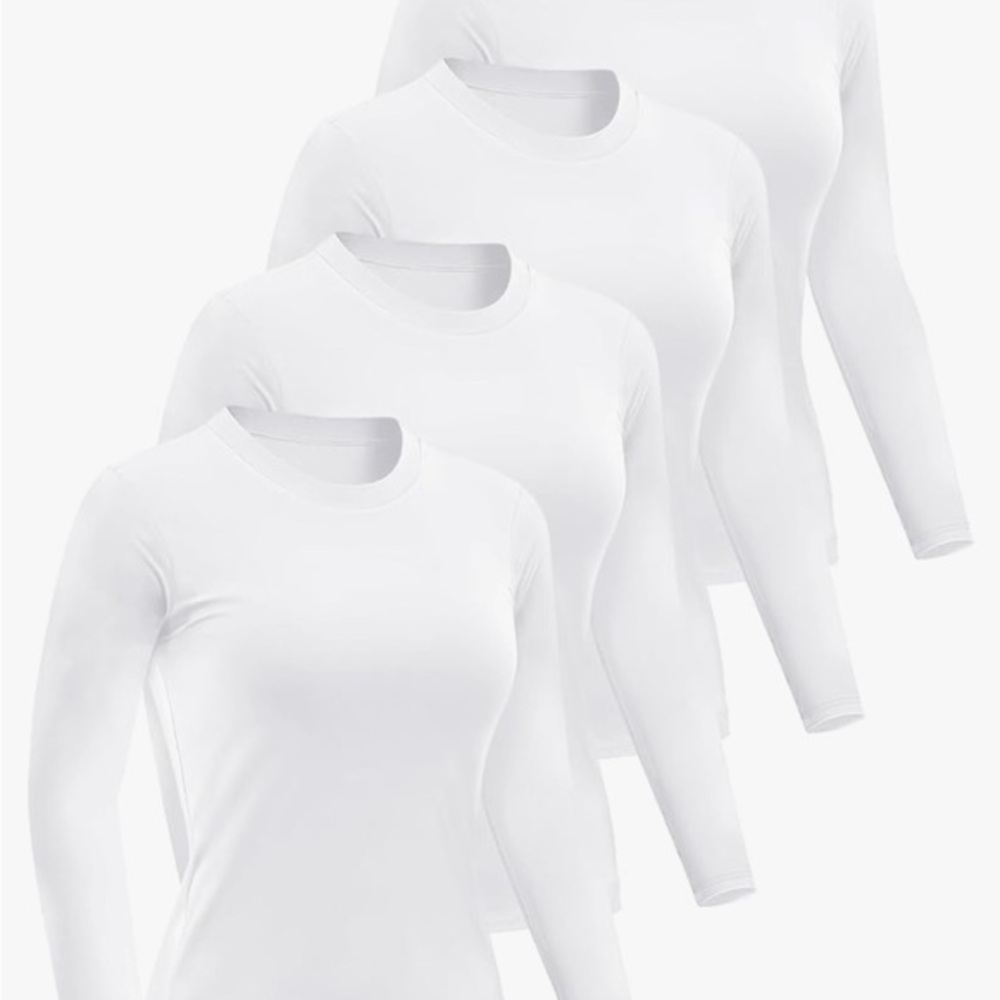 Dalavch 4-pack of Women's Scrub Tops